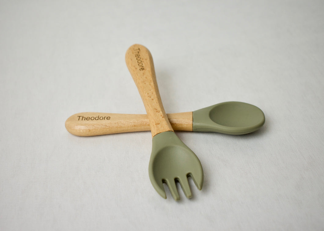 Personalised Fork & Spoon Utensils