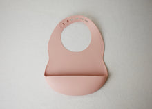 Load image into Gallery viewer, Silicone Plain Food Catcher Bib
