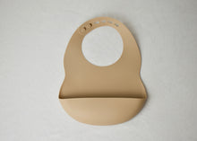 Load image into Gallery viewer, Silicone Plain Food Catcher Bib
