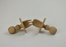 Load image into Gallery viewer, Silicone Self-Feeding Fork and Spoon Set
