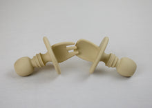 Load image into Gallery viewer, Silicone Self-Feeding Fork and Spoon Set
