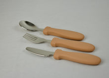 Load image into Gallery viewer, Silicone and Stainless Steel Cutlery Set
