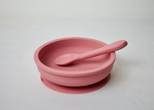 Load image into Gallery viewer, Silicone Round Suction Bowl &amp; Spoon
