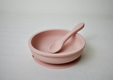 Load image into Gallery viewer, Silicone Round Suction Bowl &amp; Spoon
