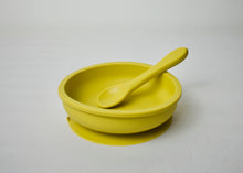 Load image into Gallery viewer, Silicone Round Suction Bowl &amp; Spoon
