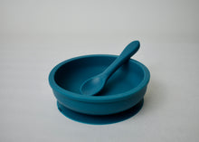Load image into Gallery viewer, Silicone Round Suction Bowl &amp; Spoon
