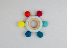 Load image into Gallery viewer, Personalised Colourful Silicone Teething Ring
